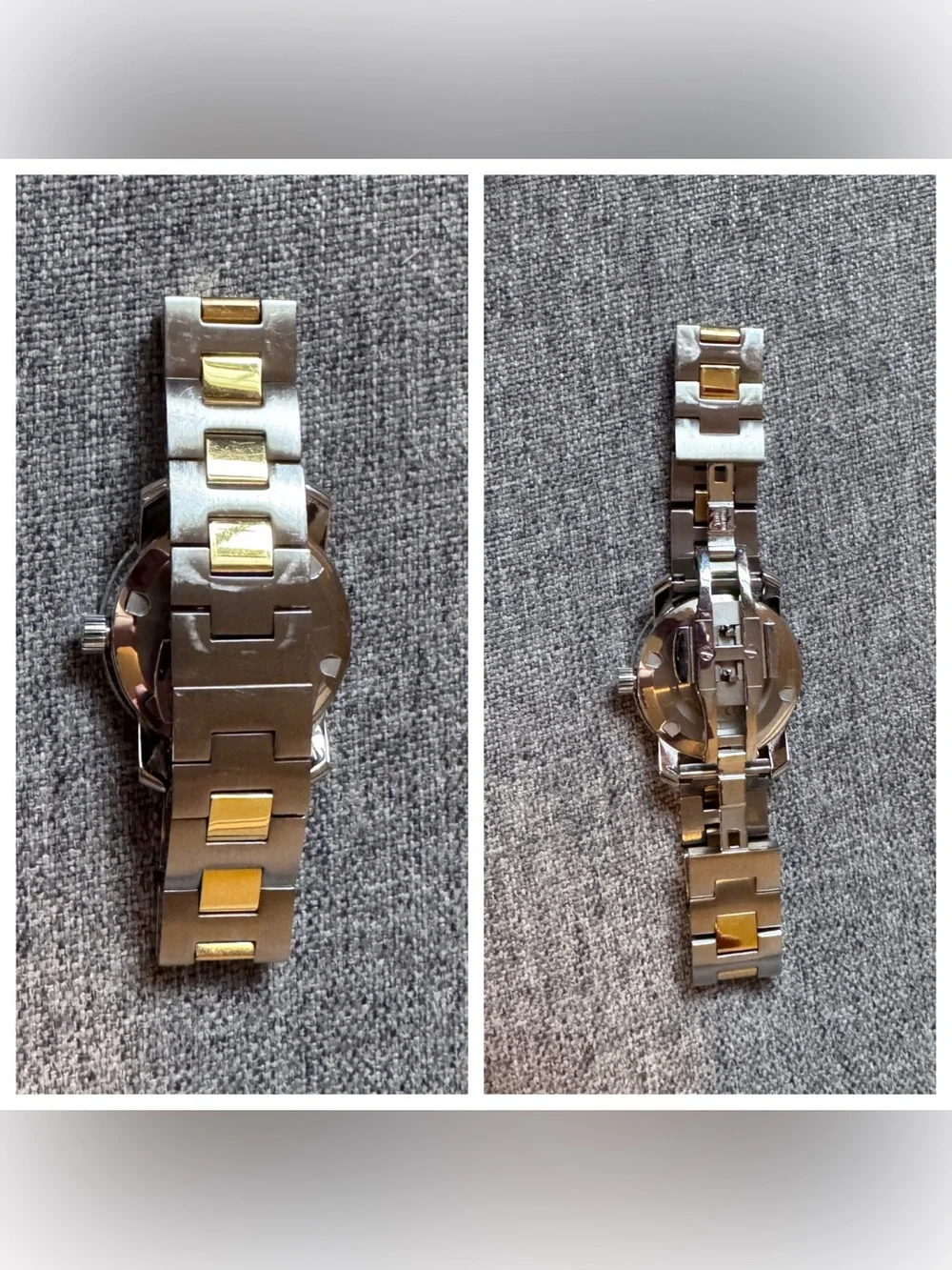 Movado Bold Two Tone Gold Watch